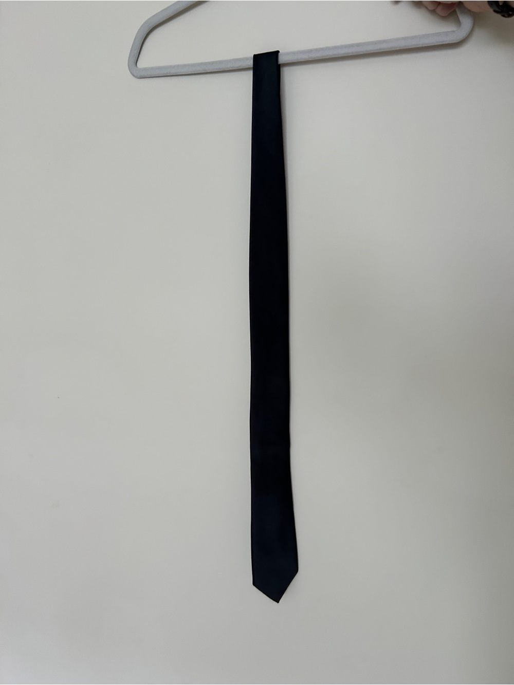 Men's Black Slim Tie
